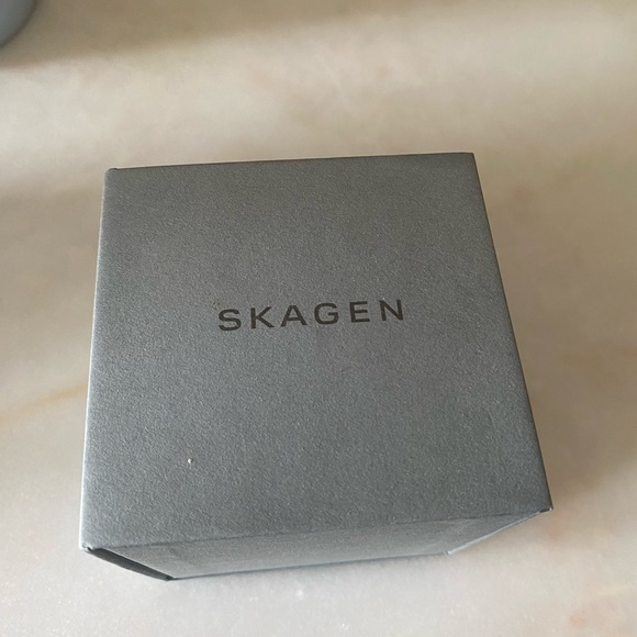 Skagen Hald Three-Hand Watch with Leather Strap - Picture 6 of 6